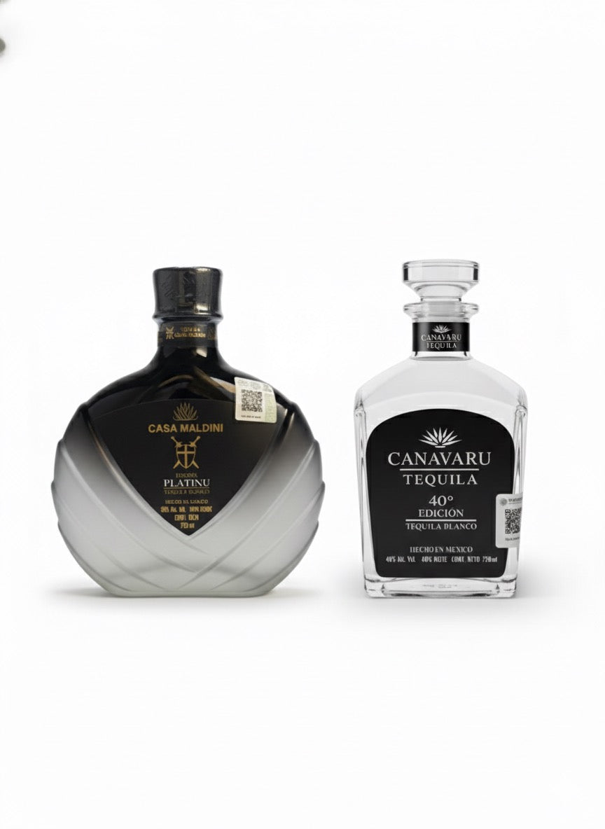 Duo Pack Tequila Casa Maldini Platinu y Canavaru 40°