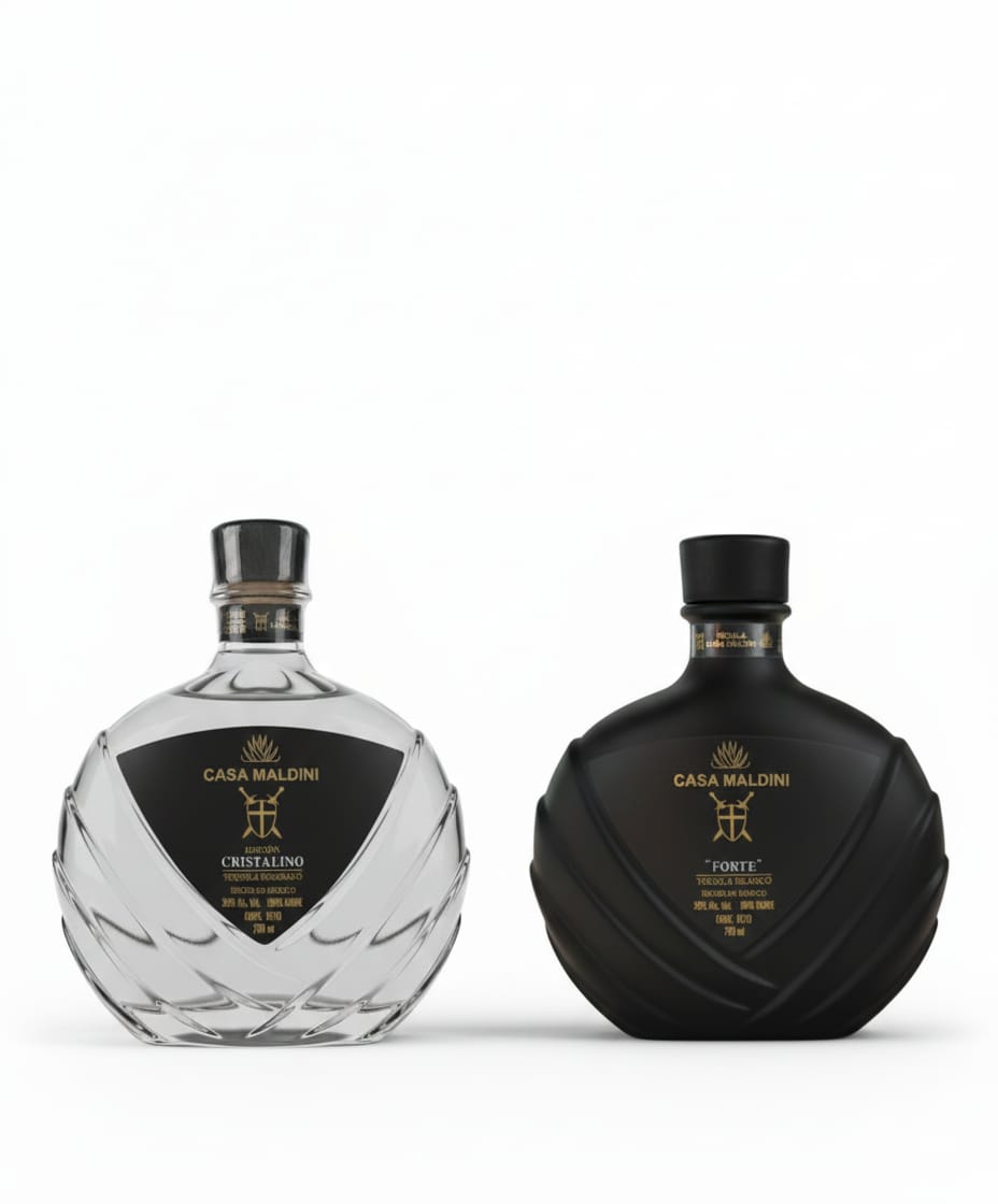 Duo Pack Tequila Casa Maldini Forte y Cristalino